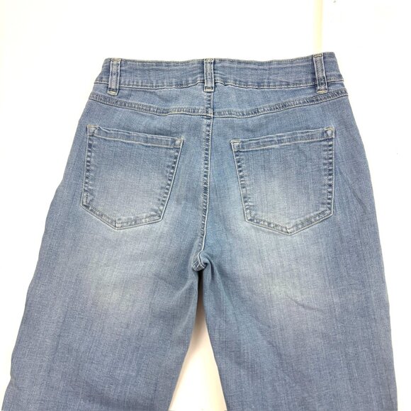 D. Jeans Slim Women's size 4 Light Wash Blue Denim Jeans - Picture 3 of 3